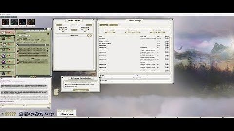 Using Syrinscape with Fantasy Grounds
