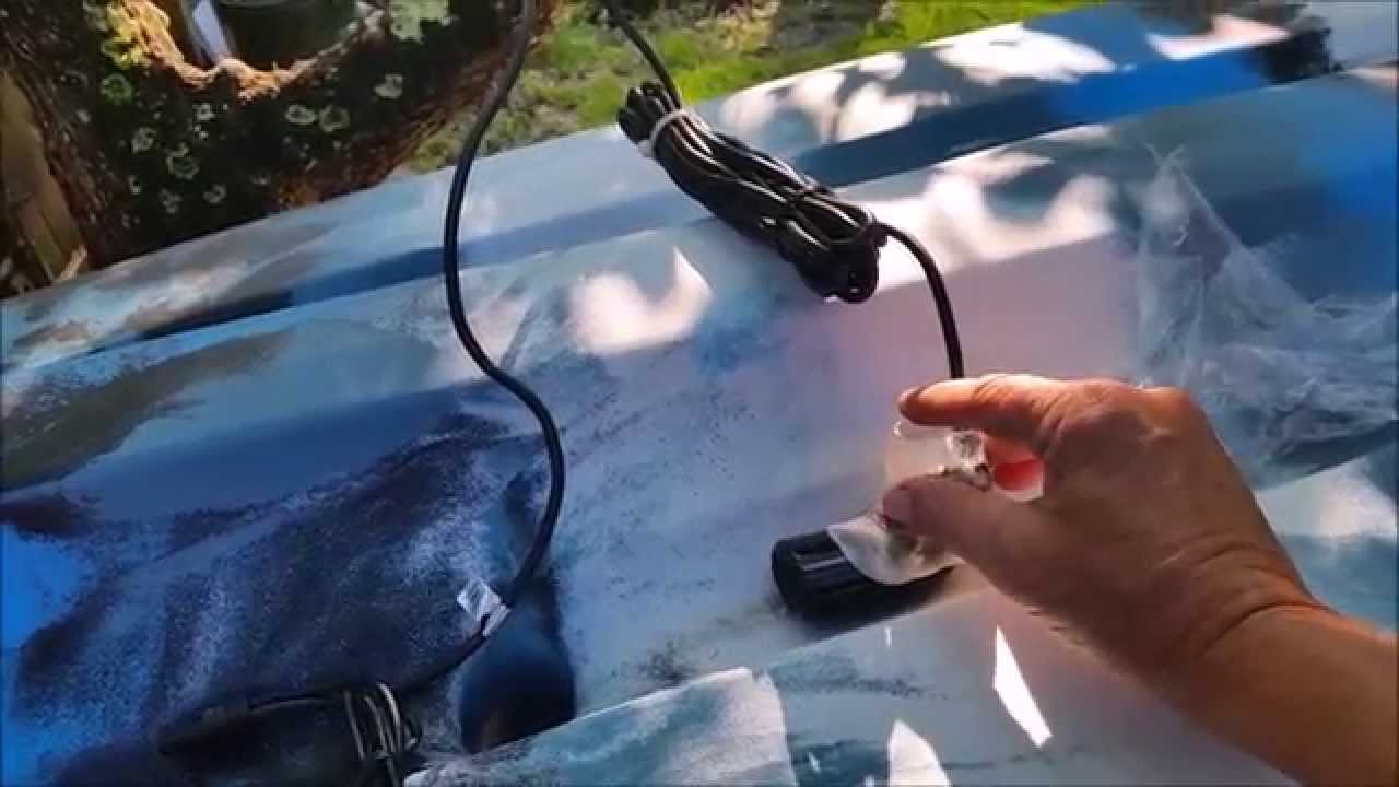 How I made my scupper hole transducer mount for my fishing ...