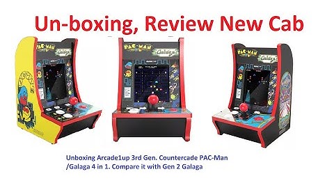 Unboxing Arcade1up Pac-man/ Galaga Gen 3 Countercade