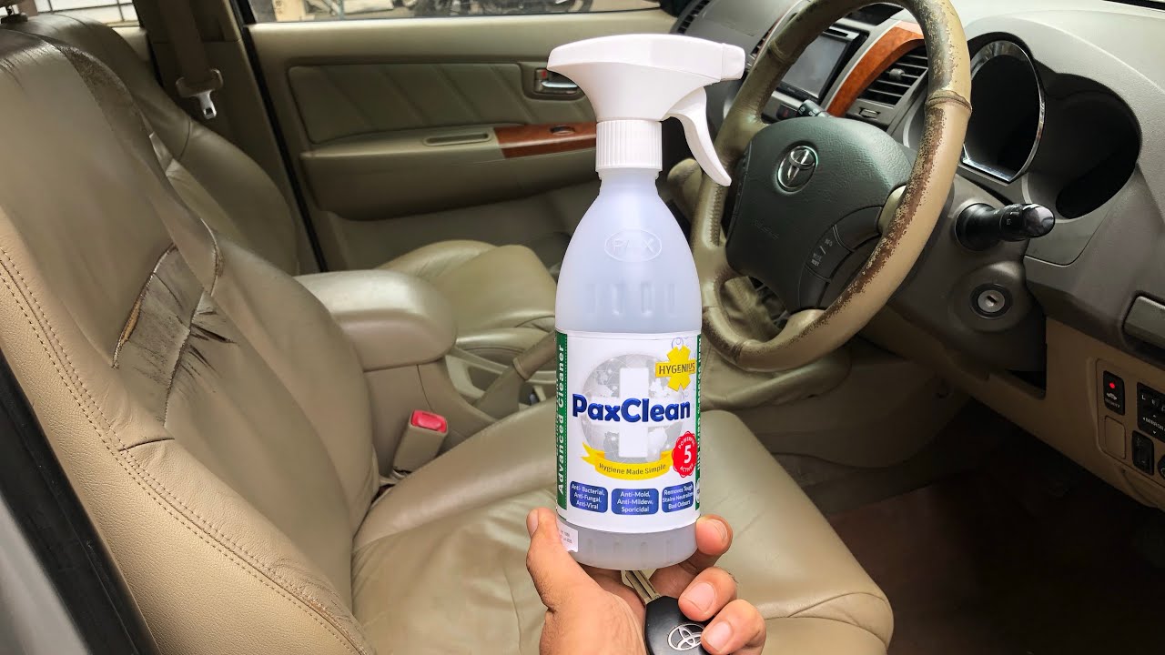 How to clean mould and fungus from car interior  Paxclean review