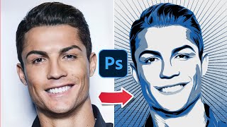 Create an image of Cristiano Ronaldo in Photoshop ... without a pen tool! With used files screenshot 5