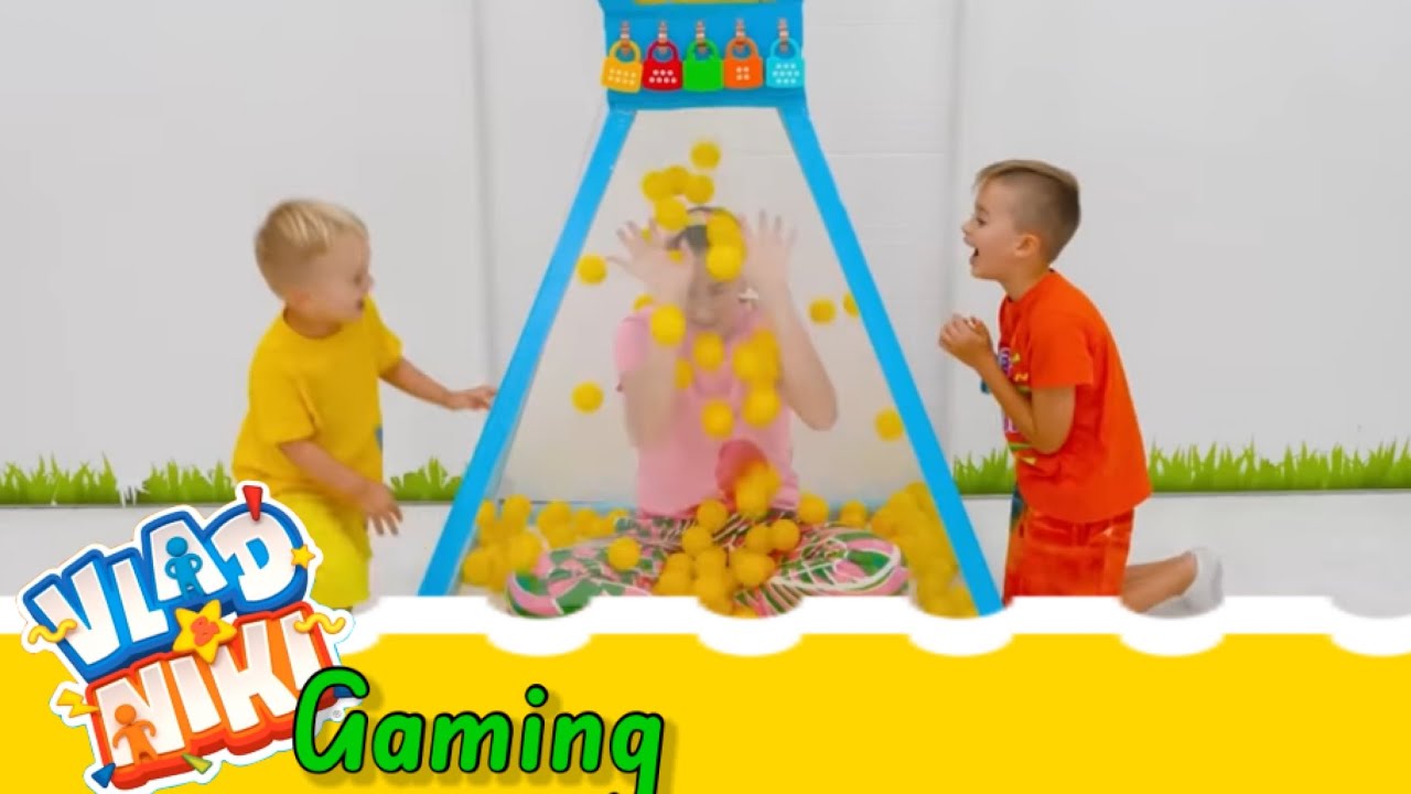 Vlad and Niki playing with racing cars YouTube