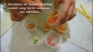 Praktikum Zat Aditif kelas 8