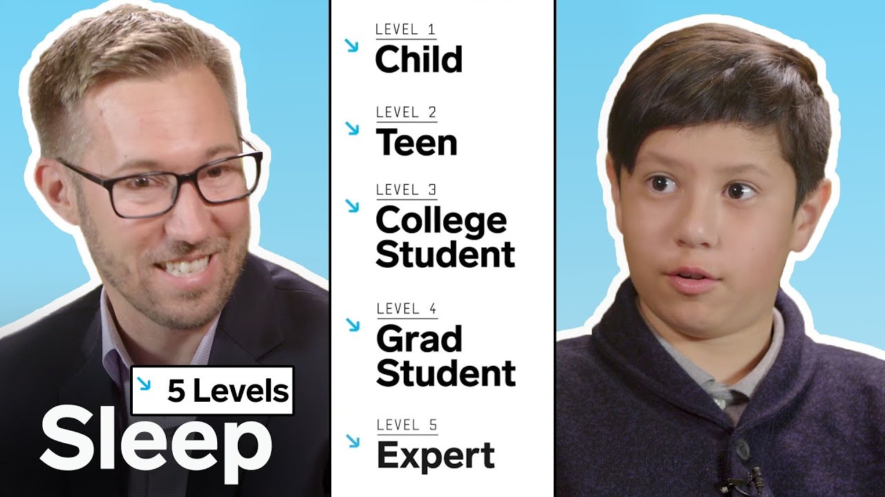 Sleep Scientist Explains One Concept in 5 Levels of Difficulty 