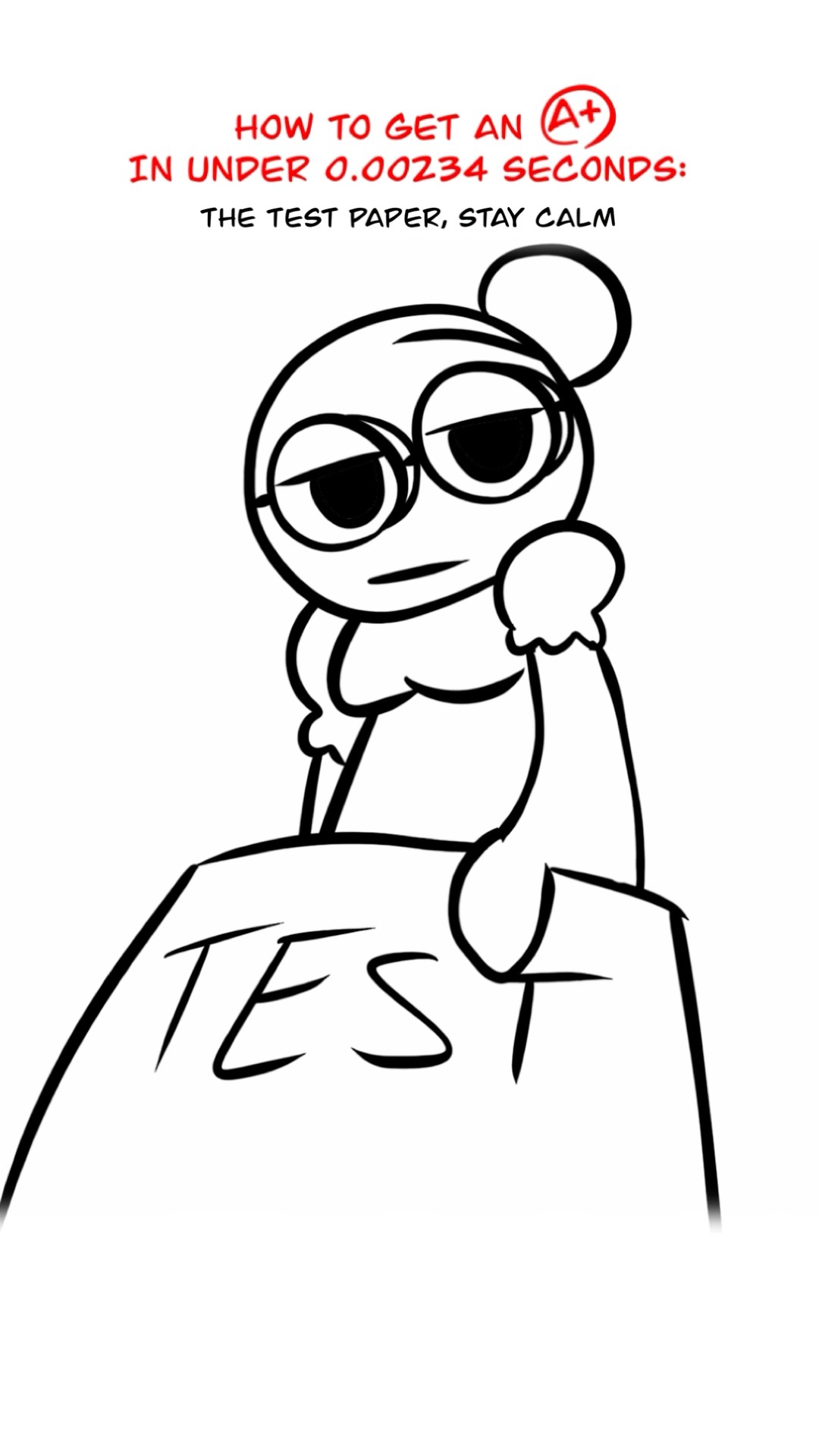 How To Always Ace Your Test ? (Animation Meme) Anim: RedFlowerCrown #shorts