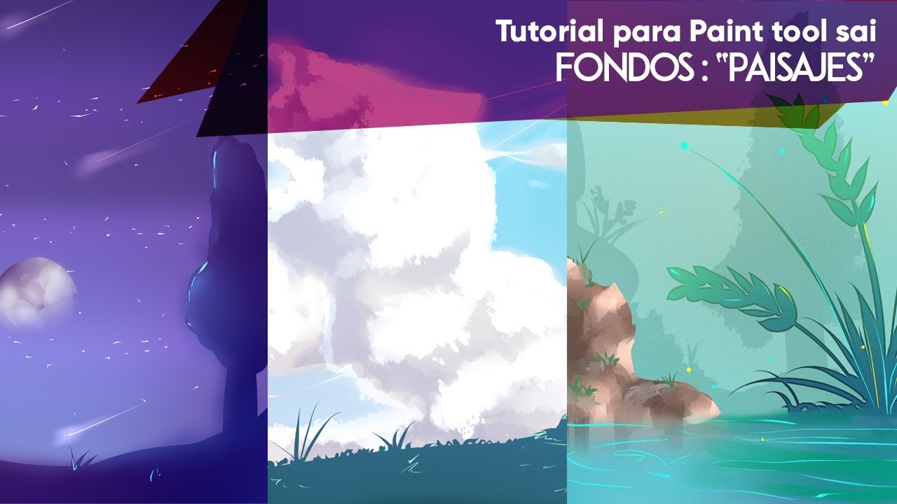 PINTAMOS FONDOS CON TEMATICA "NATURALEZA" EN PAINT TOOL SAI🍋 BGM94