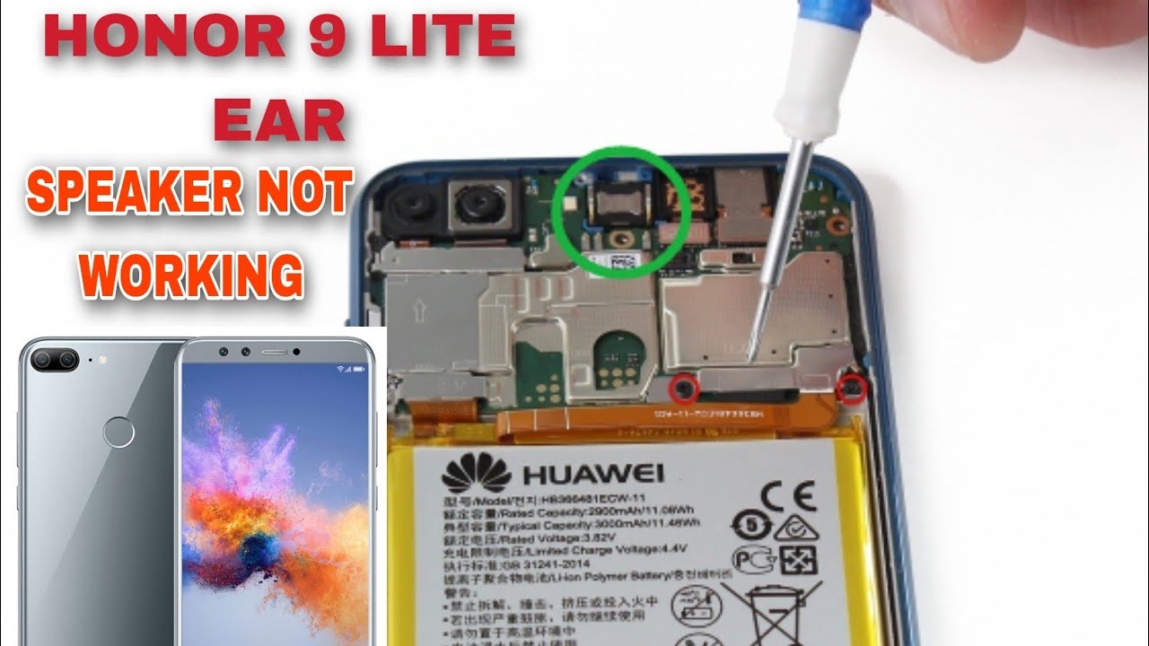 HONOR 9 LITE EAR SPEAKER JUMPER //HONOR 9 LITE EAR SPEAKER WAYS 