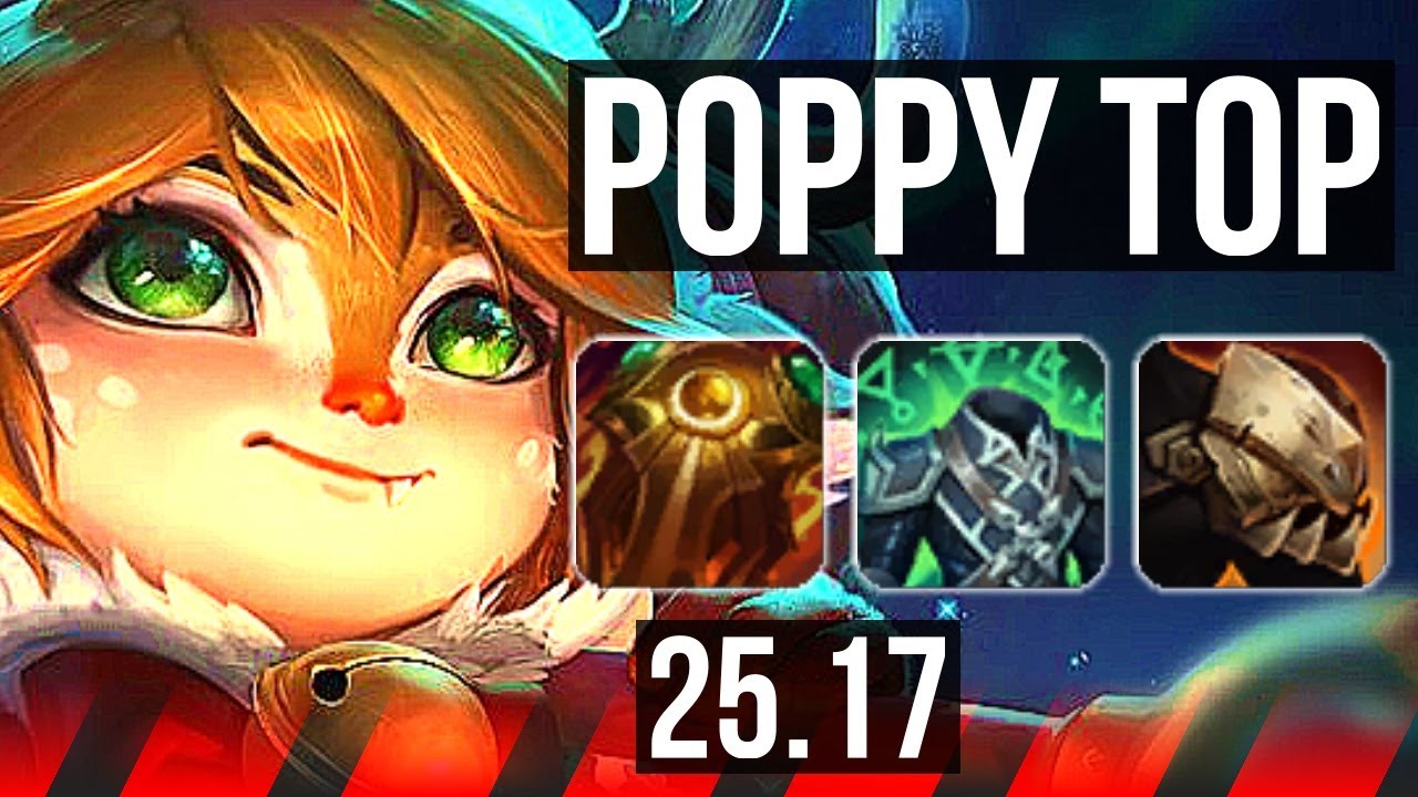 POPPY vs SION (TOP) | 39k DMG | EUW Challenger | 25.17