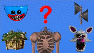 Wrong Heads ??? Siren Head,Fnaf Security Breach,House Head,Huggy Wuggy-Meme Coffin Dance