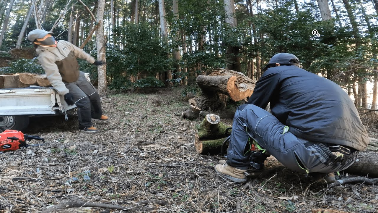 【古民家に住もう#140】火起こし、薪集め。結構大変なんですねェ(*´ω｀*)