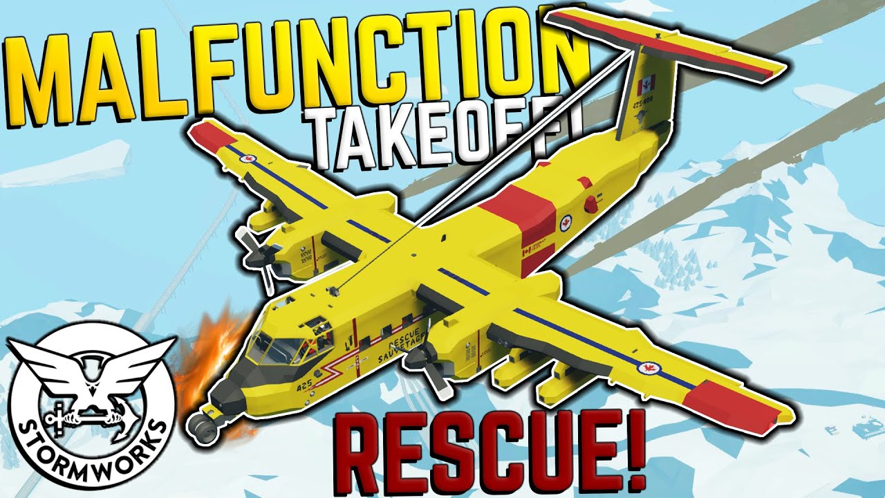 IDIOT PLOWS Awesome Rescue Plane INTO ICEBERG! In Stormworks! - YouTube