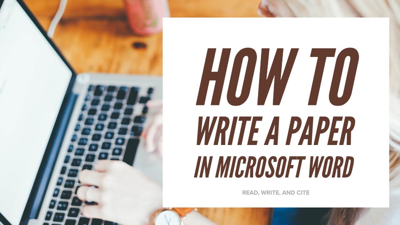 how to make writing paper in word