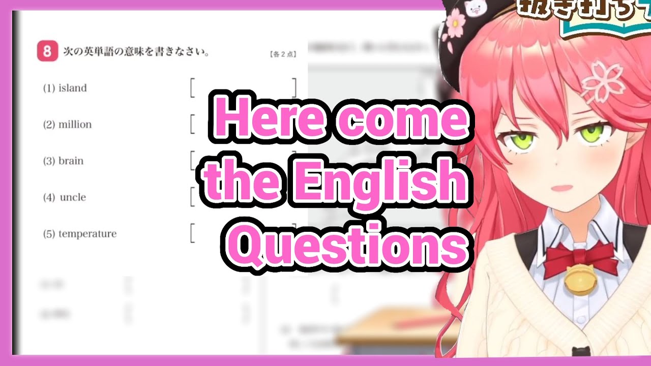 Miko VS English Questions, Can She Answer All of Them Correctly?!