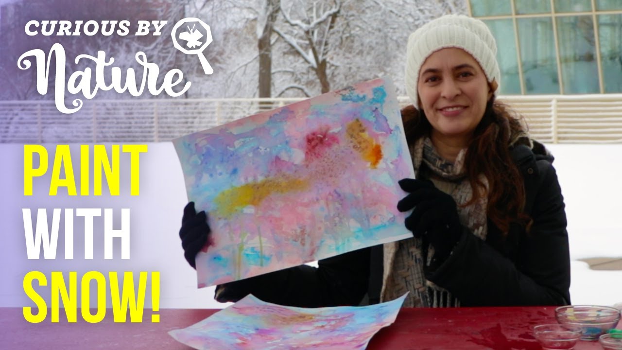 How to Make Snow Paint for Snowy Day Play