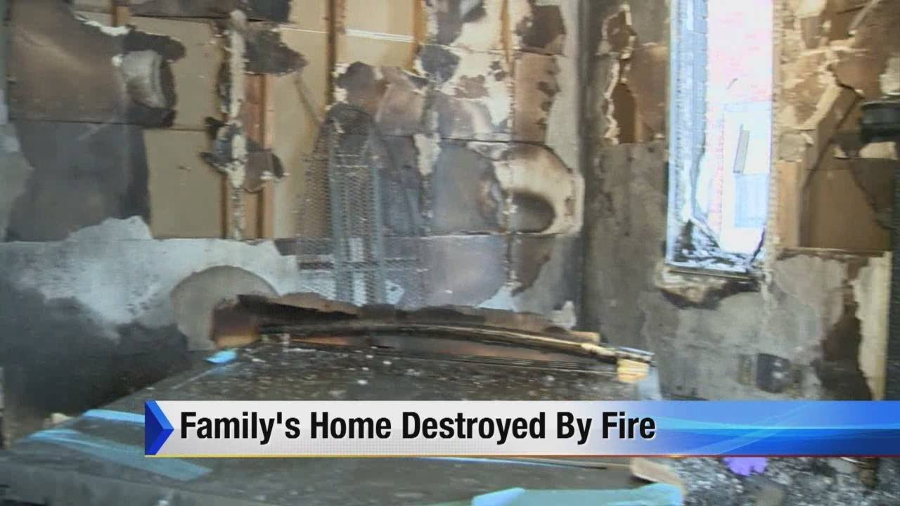 Family’s home destroyed by fire - YouTube