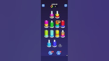 Nut Sort Gameplay - Level 289 | Sorting Puzzle Challenge #androidgaming #gamingcommunity #nutsort