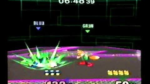 DDRKirby(ISQ) - 3-23,24-11 - SSBM - #101 - Green(Fox) vs. Blue(Falcon).MPG