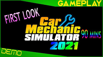 FIRST LOOK @ Car Mechanic Simulator 2021 Demo Gameplay (No Commentary - PC 4K 60FPS)