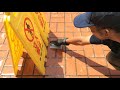 タイルの滑り止め《スリップバスターズ工法》施工動画