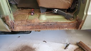 1972 Blazer Restoration Rocker Panel replacement part 1 by Fulton's Garage 25,220 views 3 years ago 18 minutes