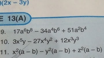 Factorisation class8 13(A) [HINDI]