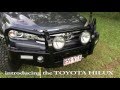 TJM Brendale on the hoist 2016 Hilux Bull bar 4wd Accessories