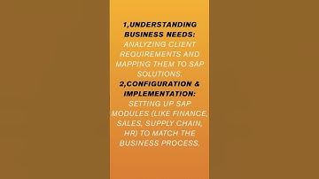 Role of an SAP Consultant | Responsibilities & Career Path Explained | SAP Jobs #sapcareer