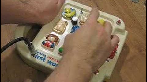 Circuit Bent Vtech First Words Toy