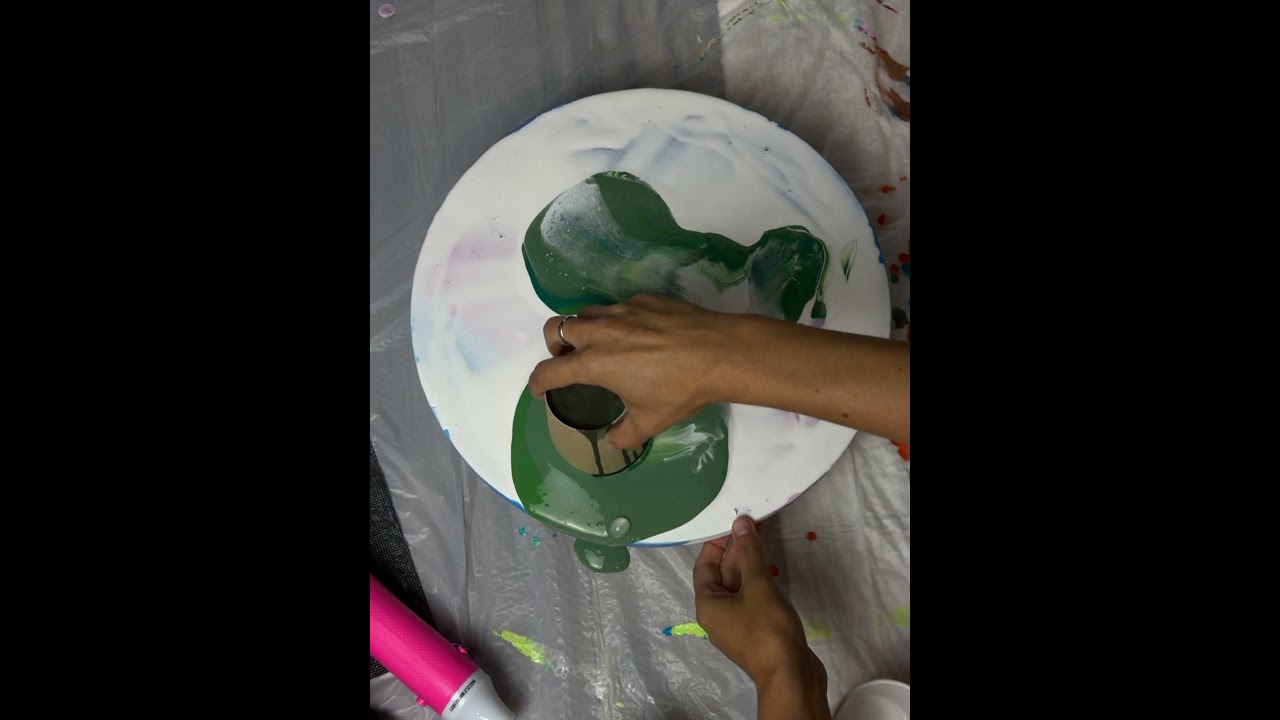 Fluid art- техника жидкий акрил 