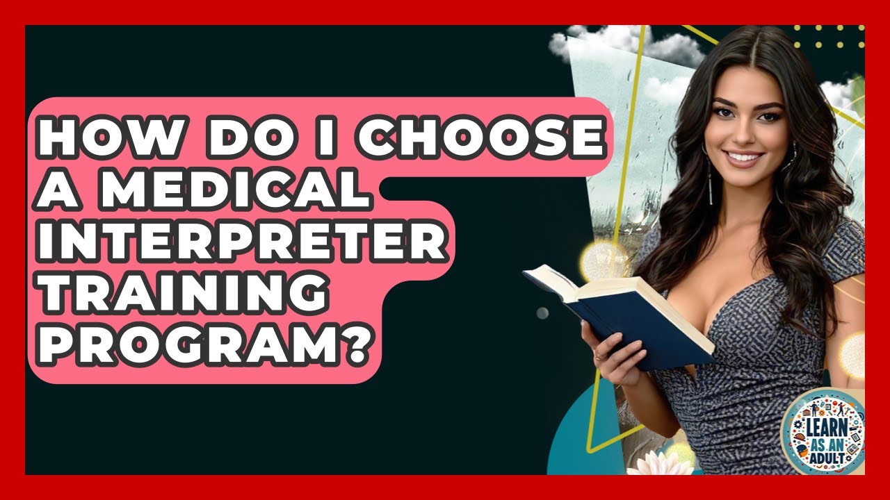 How Do I Choose A Medical Interpreter Training Program? - Learn As An Adult