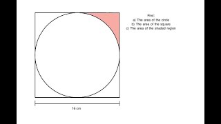 Celebrity Finding the Area of the Shaded Region in a Circle-Square Geometry Problem Profile