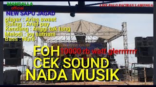 Wauu NADA MUSIK Cek sound FOH GLERRR 10000 tb wattt Cak nur