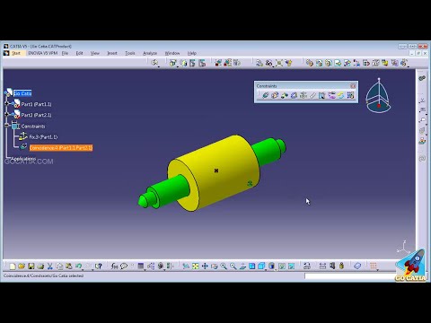 CATIA ASSEMBLY DESIGN - Coincidence Constraint