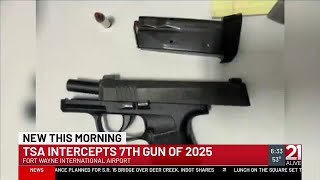 TSA intercepts another loaded gun at Fort Wayne International Airport
