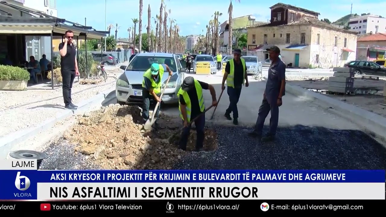 Nis asfaltimi i segmentit rrugor - Aksi kryesor i projektit për krijimin e Bulevardit të Palmave