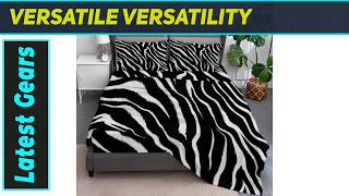 Wild Style! Black & White Tiger California King Sheets
