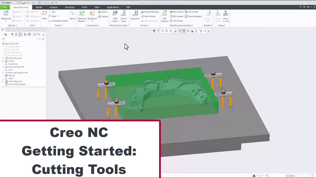 GS04 Creating and Storing Parametric Tools in Creo NC - YouTube