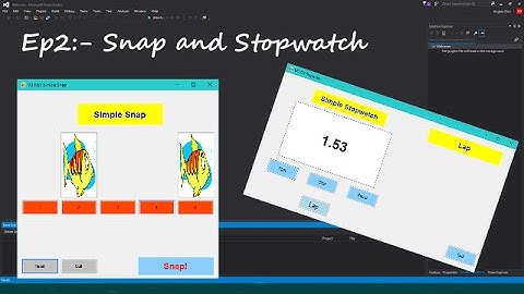 Visual Basic.NET - Episode 2: Wanna play Snap?