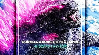 Godzilla X Kong The New Empire Scenepack 4K60Fps Twixtor