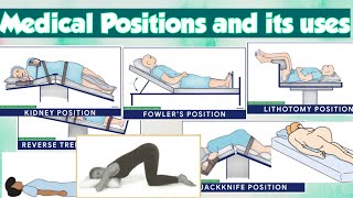 Medical Positions and its Uses l Fundamental of Nursing l Pictorial presentation of Positions