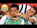 Os Melhores Momentos No Banco De Reserva - Marcelo, Cristiano Ronaldo, Neymar, Rooney