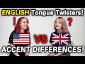 American vs British English Tongue Twisters Battle! Which One Is Harder?