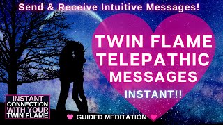 Twin Flame Reunion Meditation | Telepathic Communication with your Twin Flame 💖 POWERFUL 💖