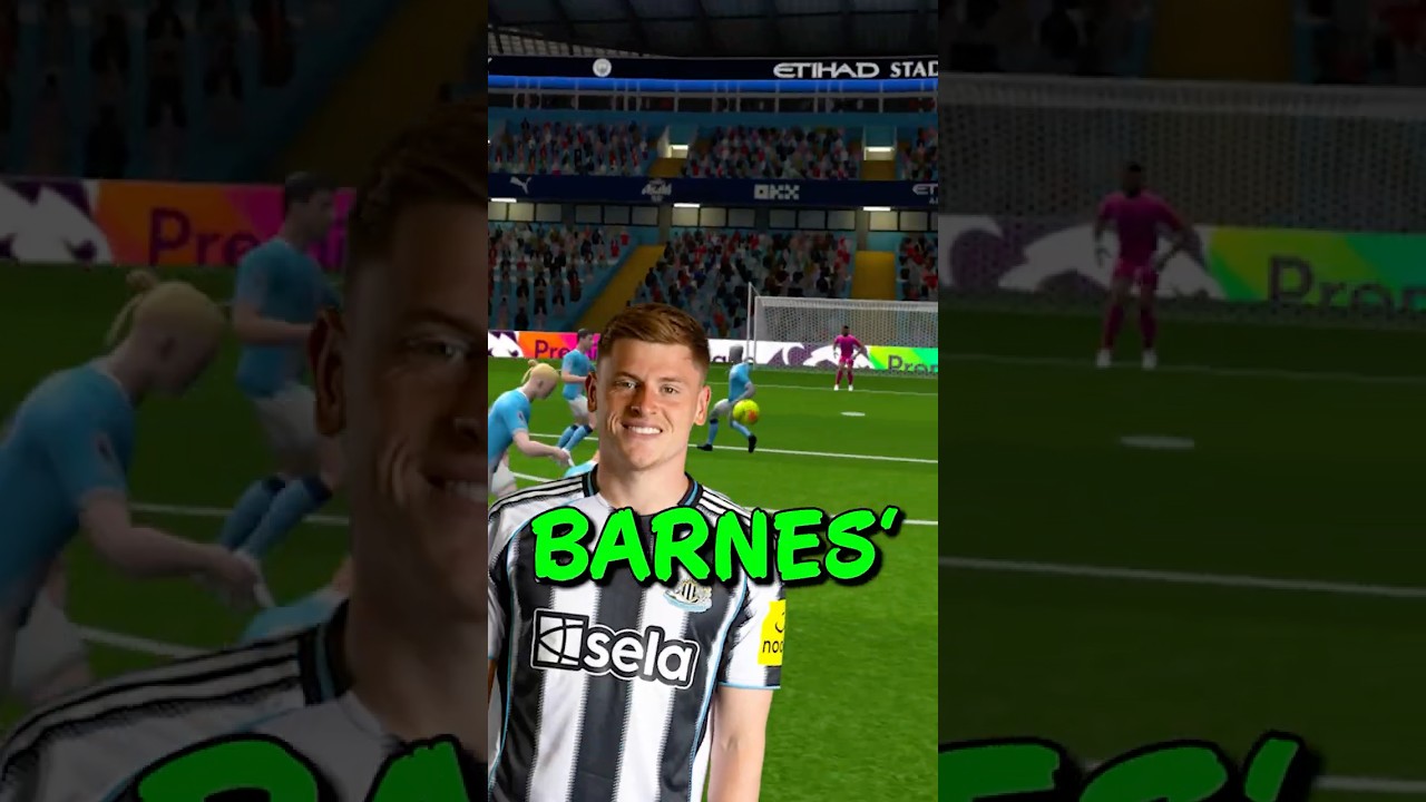 Can He Stop A Goal By Pro Footballer Harvey Barnes? (In VR) | Manchester City vs Newcastle United