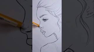 How To Draw A Side Profile ✏️ #Art #Artwork #Draw #Drawing #Sketch #Anime #Cartoon #Painting