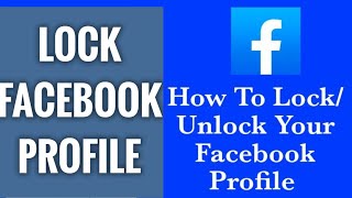 How to Lock/Unlock Facebook profile by TechVideos 2,800 views 1 year ago 1 minute, 13 seconds