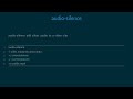 audio silence - add a silent audio track to a video