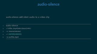 audio silence - add a silent audio track to a video screenshot 5