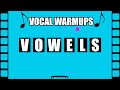 Vocal warmups  vowels