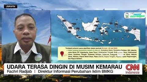 Udara Terasa Dingin di Musim Kemarau